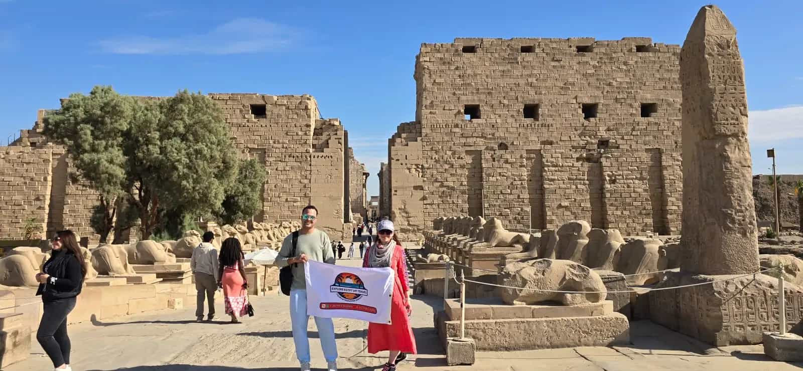 Temple ruins in Luxor