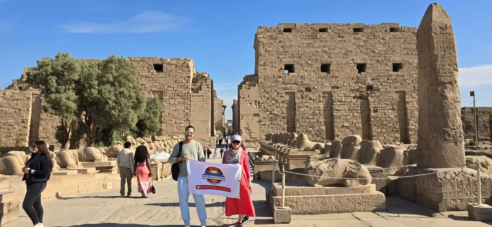 Temple ruins in Luxor